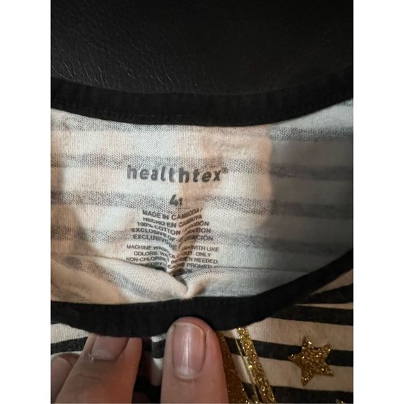 Healthtex 4t Girls Stripped‎ Long-Sleeved Top - Picture 4 of 4